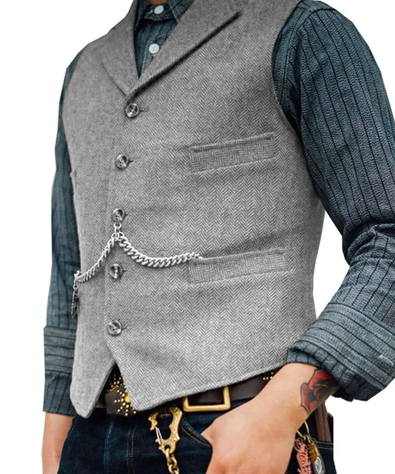 Casual/Dress Tweed Vest