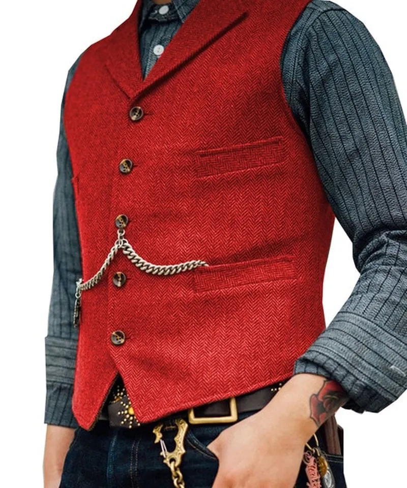 Casual/Dress Tweed Vest