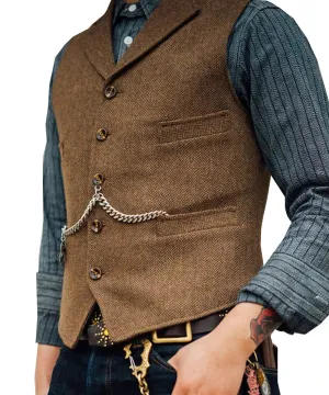 Casual/Dress Tweed Vest