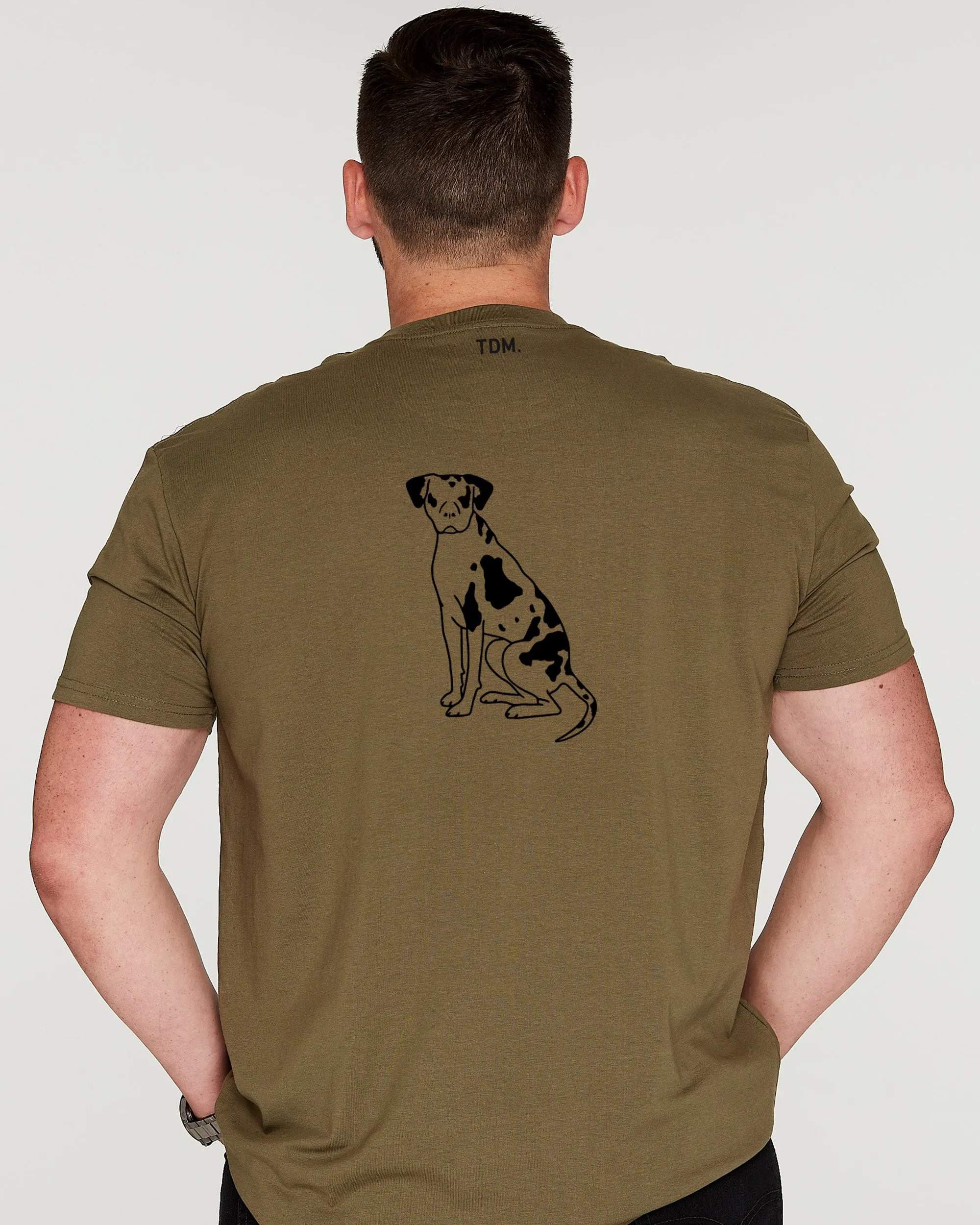 Catahoula Dad Illustration: T-Shirt