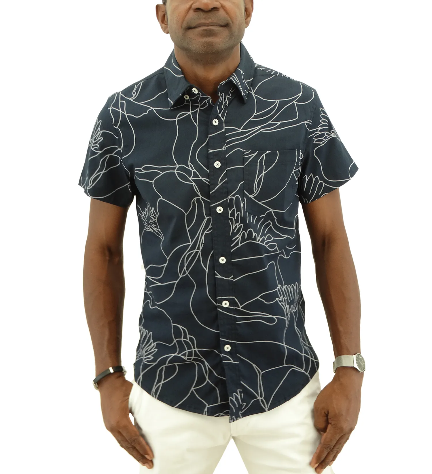 CCCC24602MSS,  Interview, Men's  S/S Casual Shirt (S-XL)