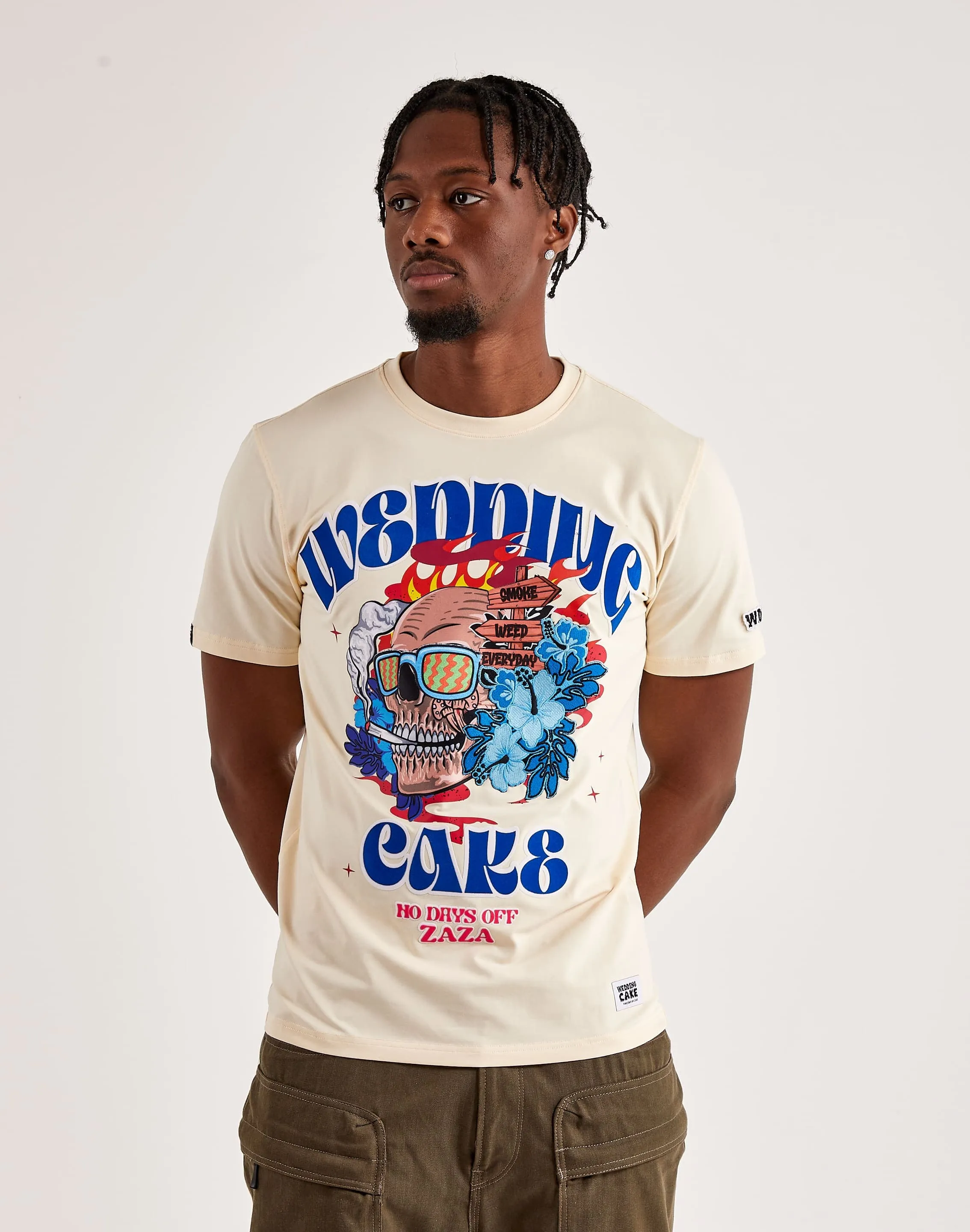 Central Mills Wedding Cake Smoke Weed Everyday Tee