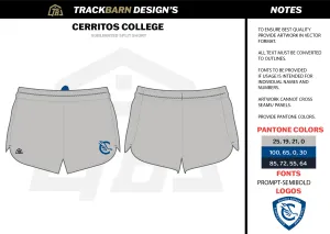 Cerritos-- Mens Split Track Short