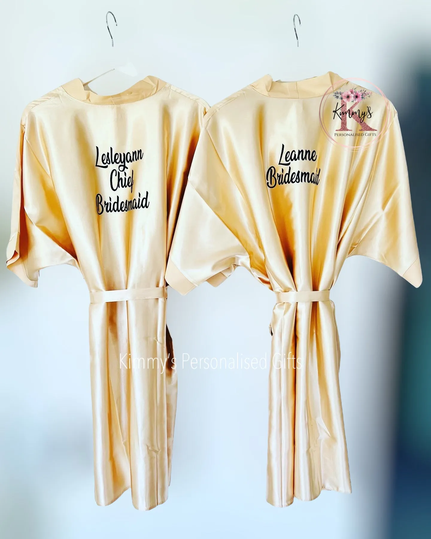 Champagne Plain Style Robes