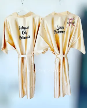 Champagne Plain Style Robes