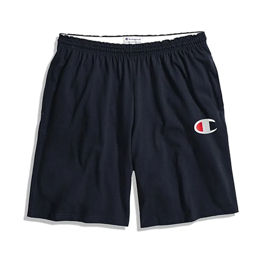 Champion Men's G856H-Y07689 Athletic Wear Big C Logo Classic Jersey Gym Shorts