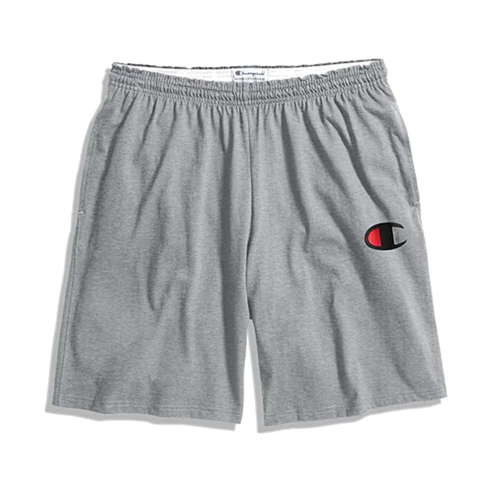 Champion Men's G856H-Y07689 Athletic Wear Big C Logo Classic Jersey Gym Shorts