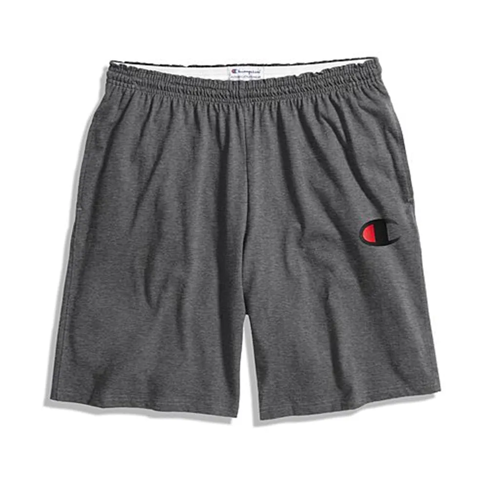 Champion Men's G856H-Y07689 Athletic Wear Big C Logo Classic Jersey Gym Shorts