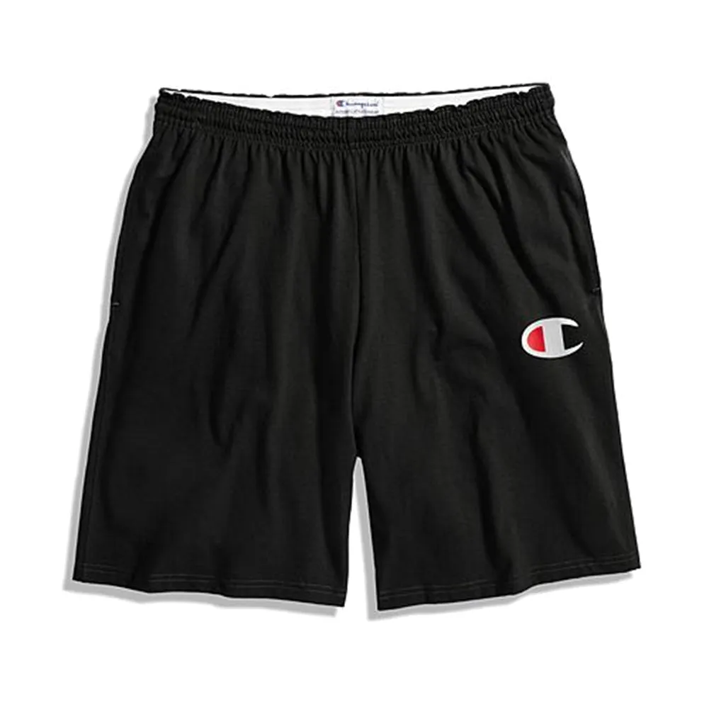 Champion Men's G856H-Y07689 Athletic Wear Big C Logo Classic Jersey Gym Shorts
