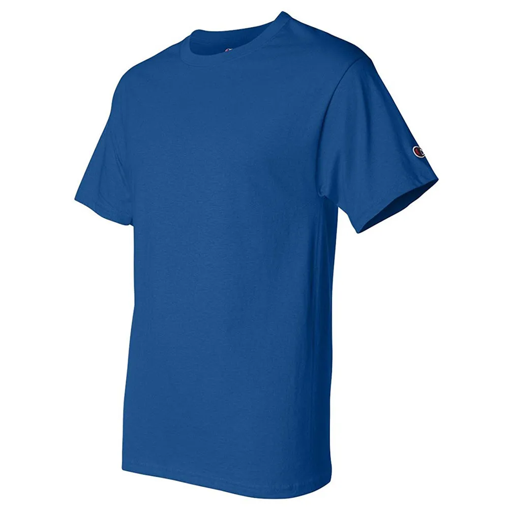 Champion Men's T425 Basic Short Sleeve Cotton Crew Neck T Shirt
