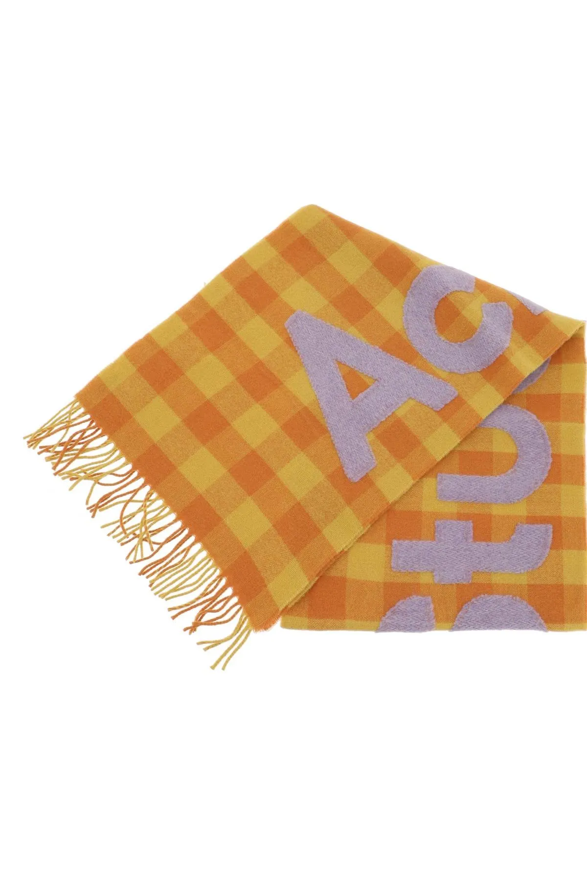 check logo scarf
