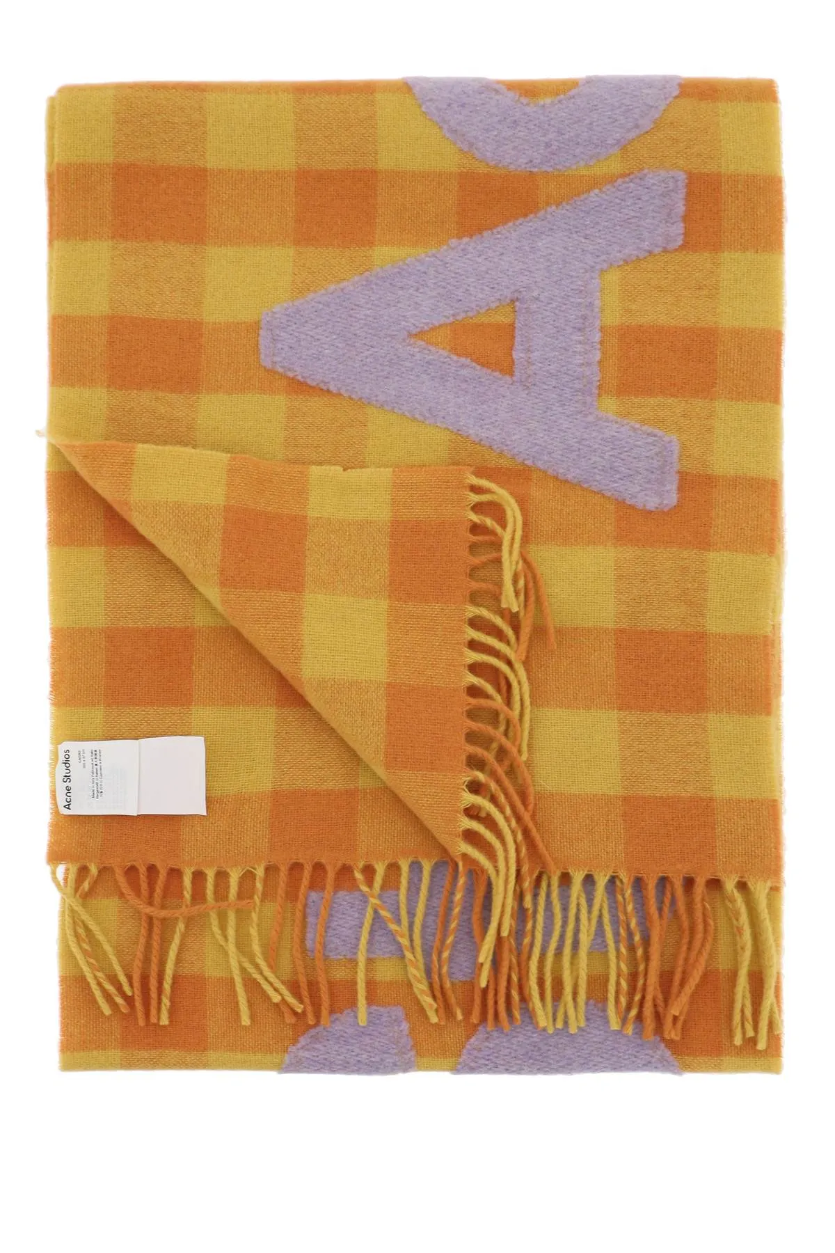 check logo scarf