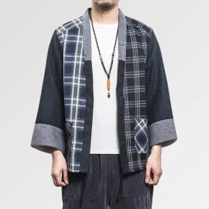 Checkered Kimono 'Seiya'