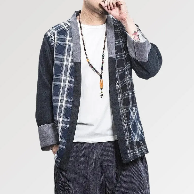 Checkered Kimono 'Seiya'
