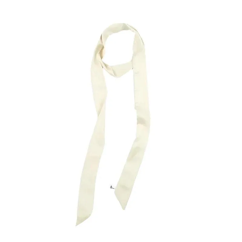 Chiffon Silk Scarf, Luxury Fashion Accessory, Versatile Wearable, Soft & Lightweight, Elegant Design, Perfect for All Seasons, 74.8in Length