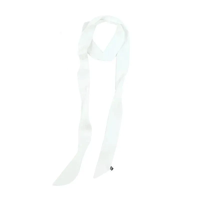 Chiffon Silk Scarf, Luxury Fashion Accessory, Versatile Wearable, Soft & Lightweight, Elegant Design, Perfect for All Seasons, 74.8in Length