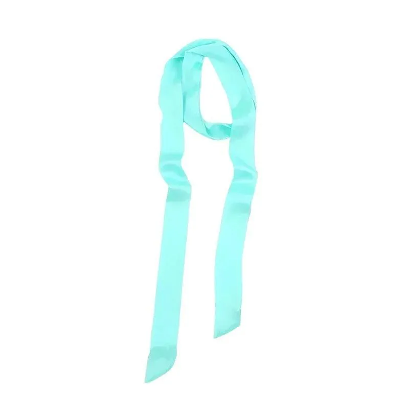 Chiffon Silk Scarf, Luxury Fashion Accessory, Versatile Wearable, Soft & Lightweight, Elegant Design, Perfect for All Seasons, 74.8in Length