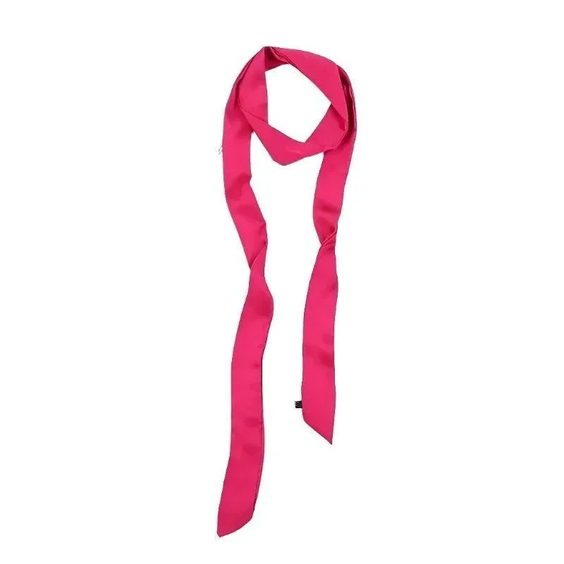 Chiffon Silk Scarf, Luxury Fashion Accessory, Versatile Wearable, Soft & Lightweight, Elegant Design, Perfect for All Seasons, 74.8in Length