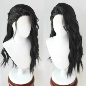 Chinese Paladin Costume Hair Wig for Hanfu