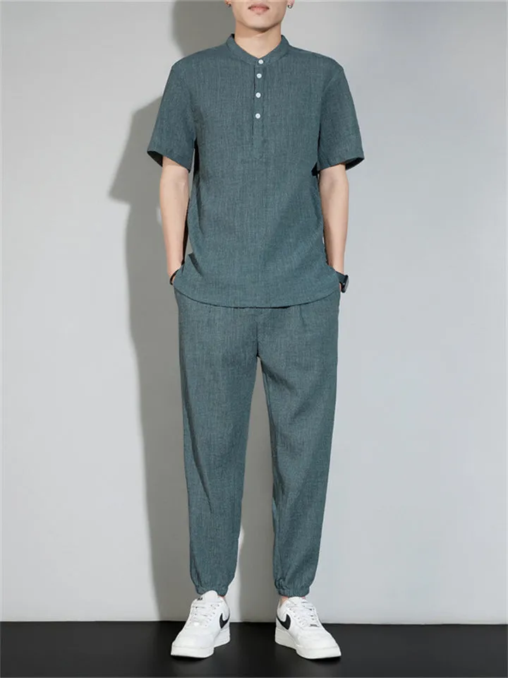 Chinese Style Comfortable Relaxed Tang Suit Men's Outfits