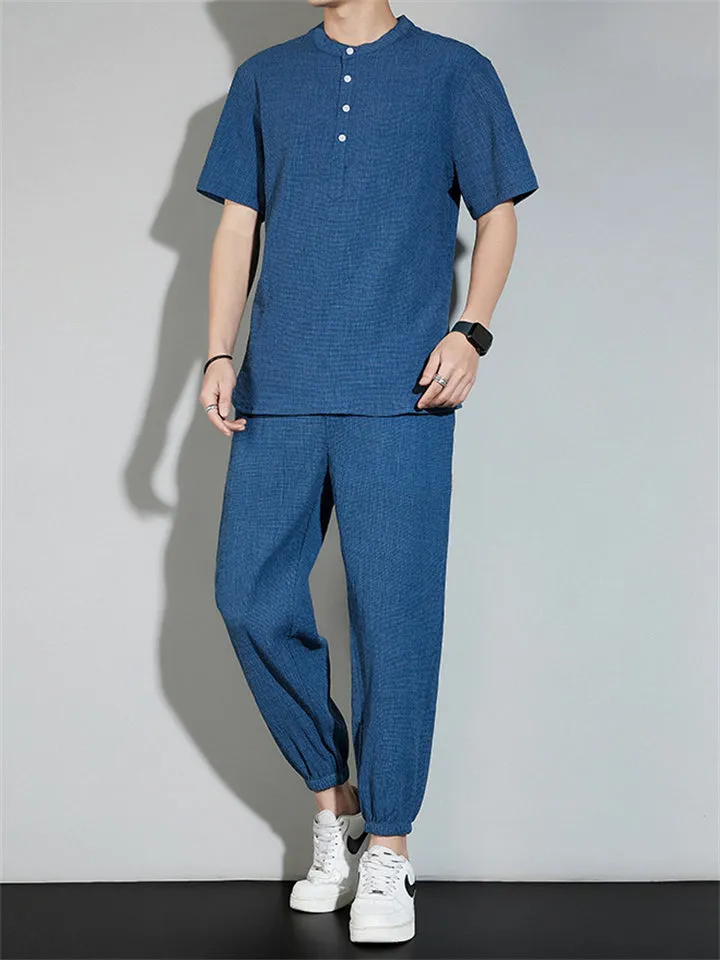 Chinese Style Comfortable Relaxed Tang Suit Men's Outfits
