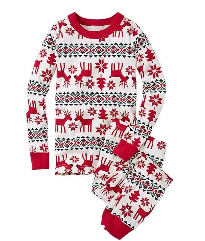 Christmas Two-Piece Family Pajamas Set