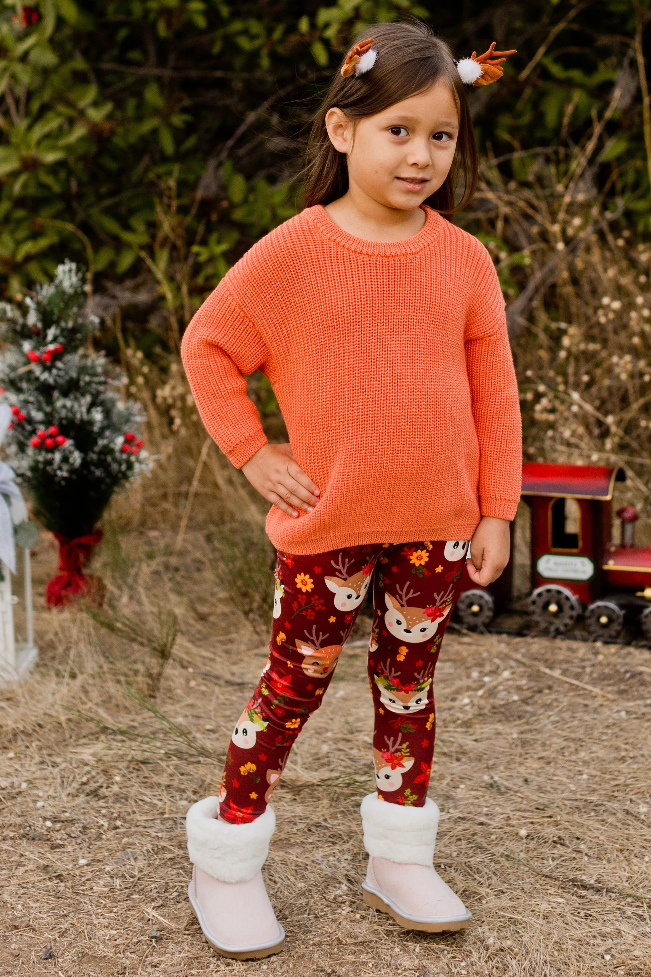 Chunky Knit Sweater - Cantaloupe