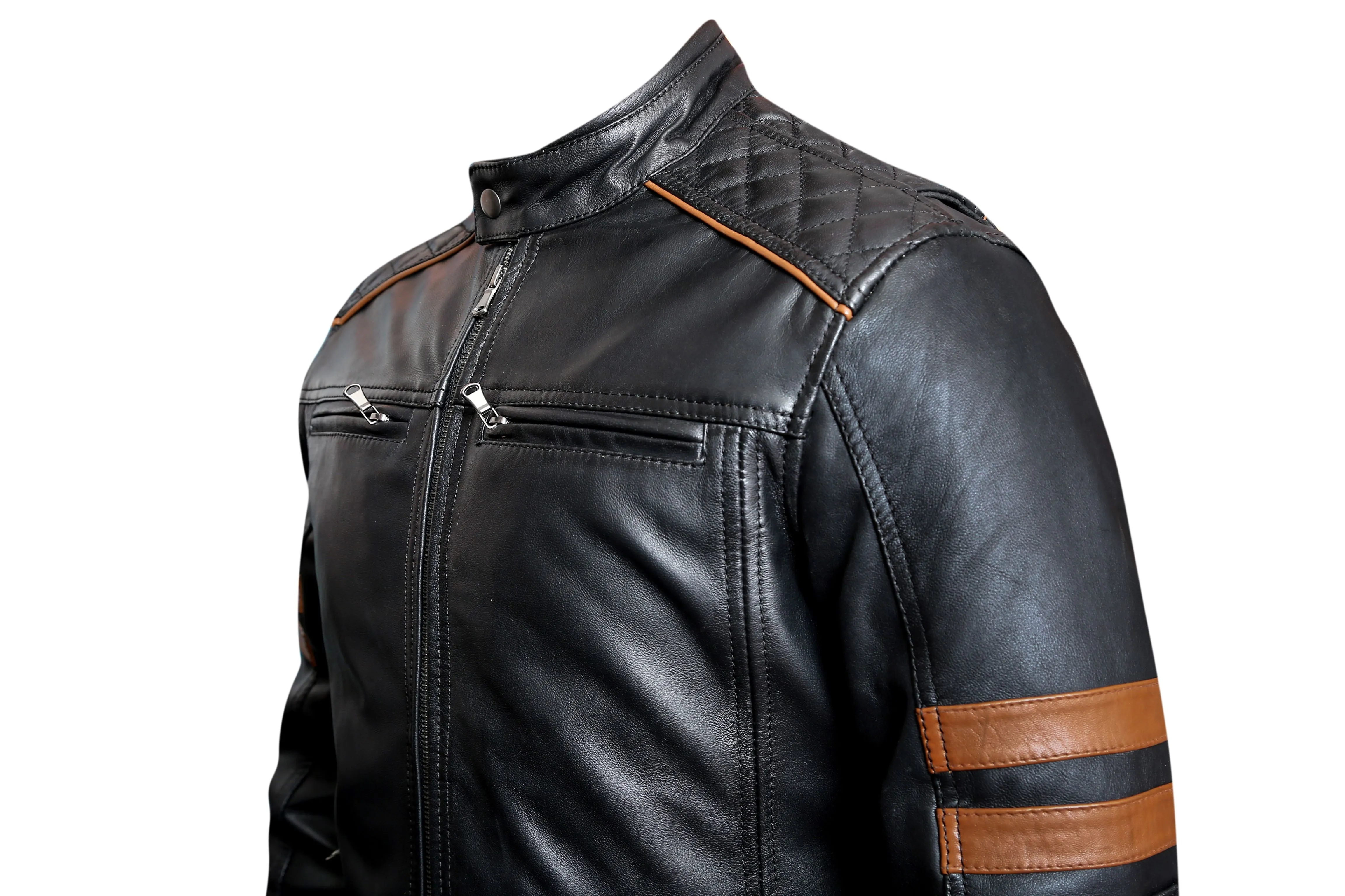 CLASSIC BLOUSON SHEEP NAPPA LEATHER JACKETS 1169