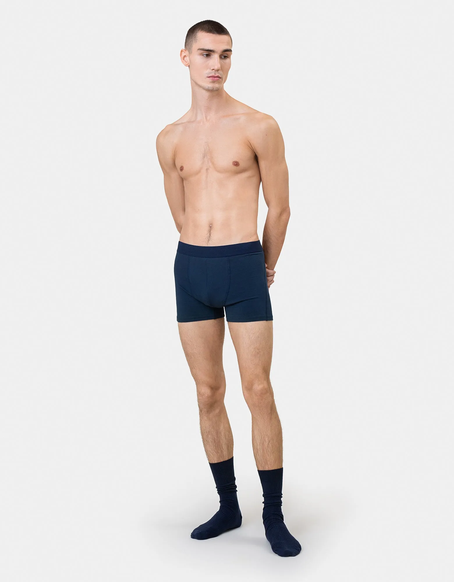Classic Organic Boxer Briefs - Lava Grey