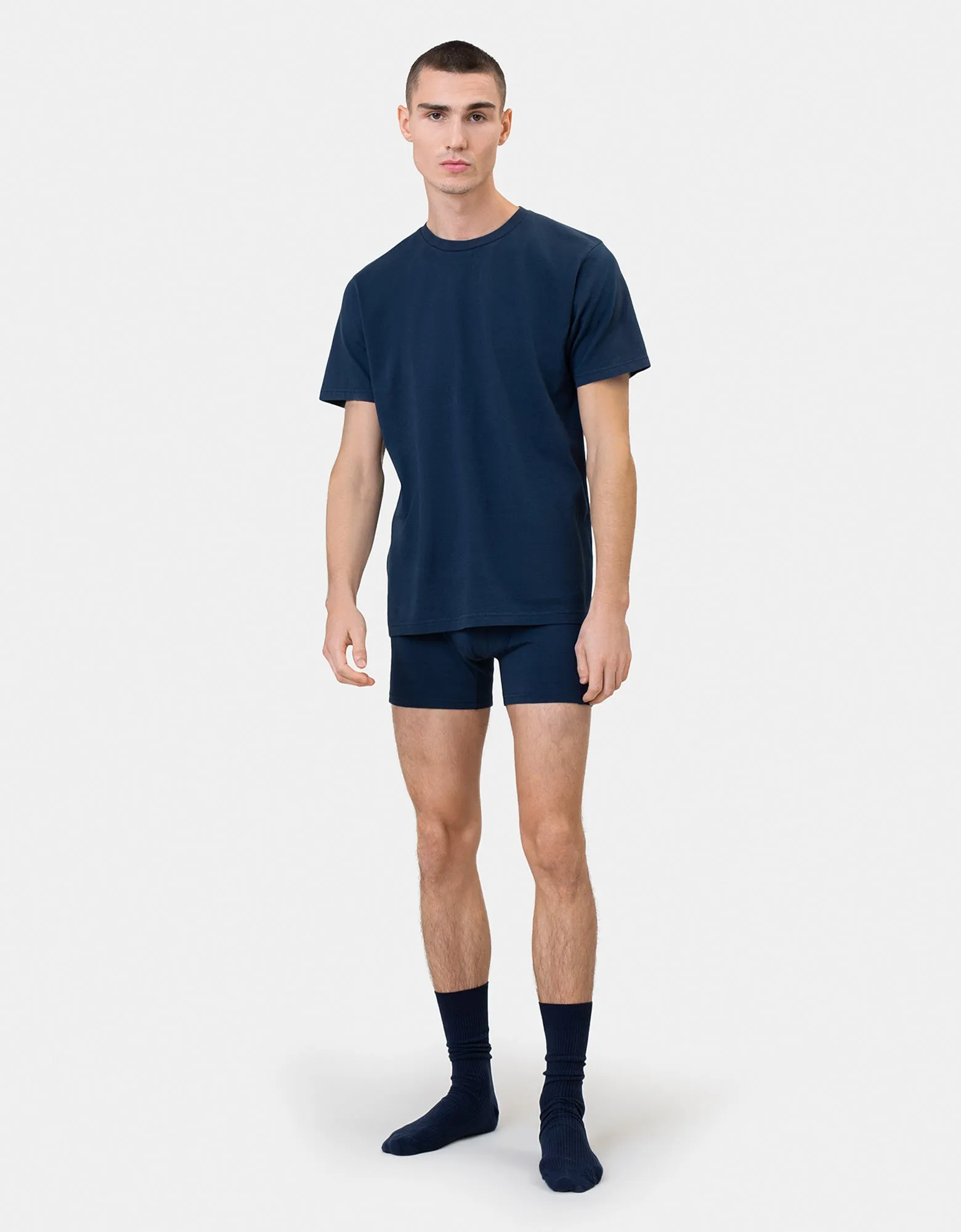 Classic Organic Boxer Briefs - Lava Grey