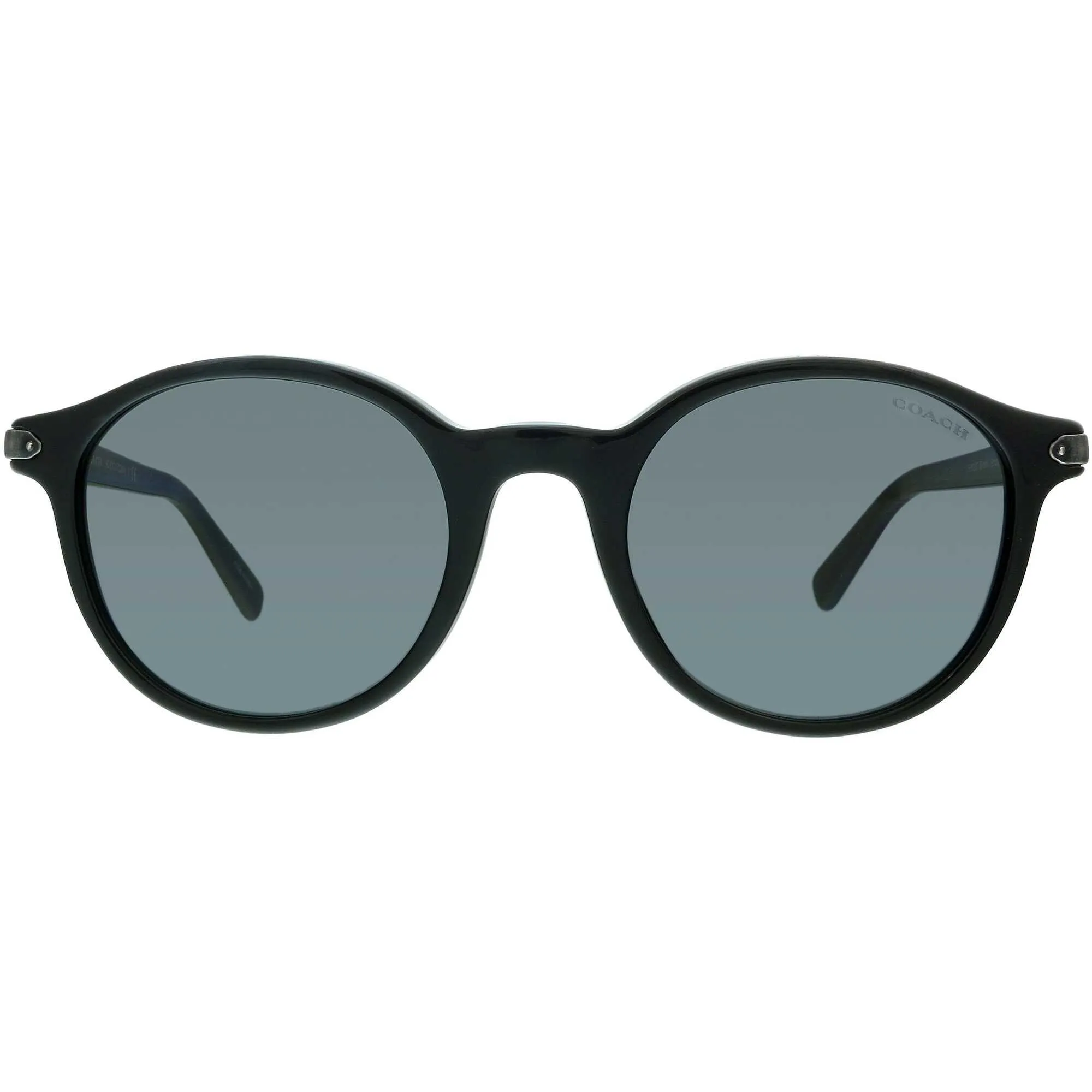 Coach Men's Sunglasses - Full Rim Black Round Plastic Frame | COACH 0HC8312U 500287