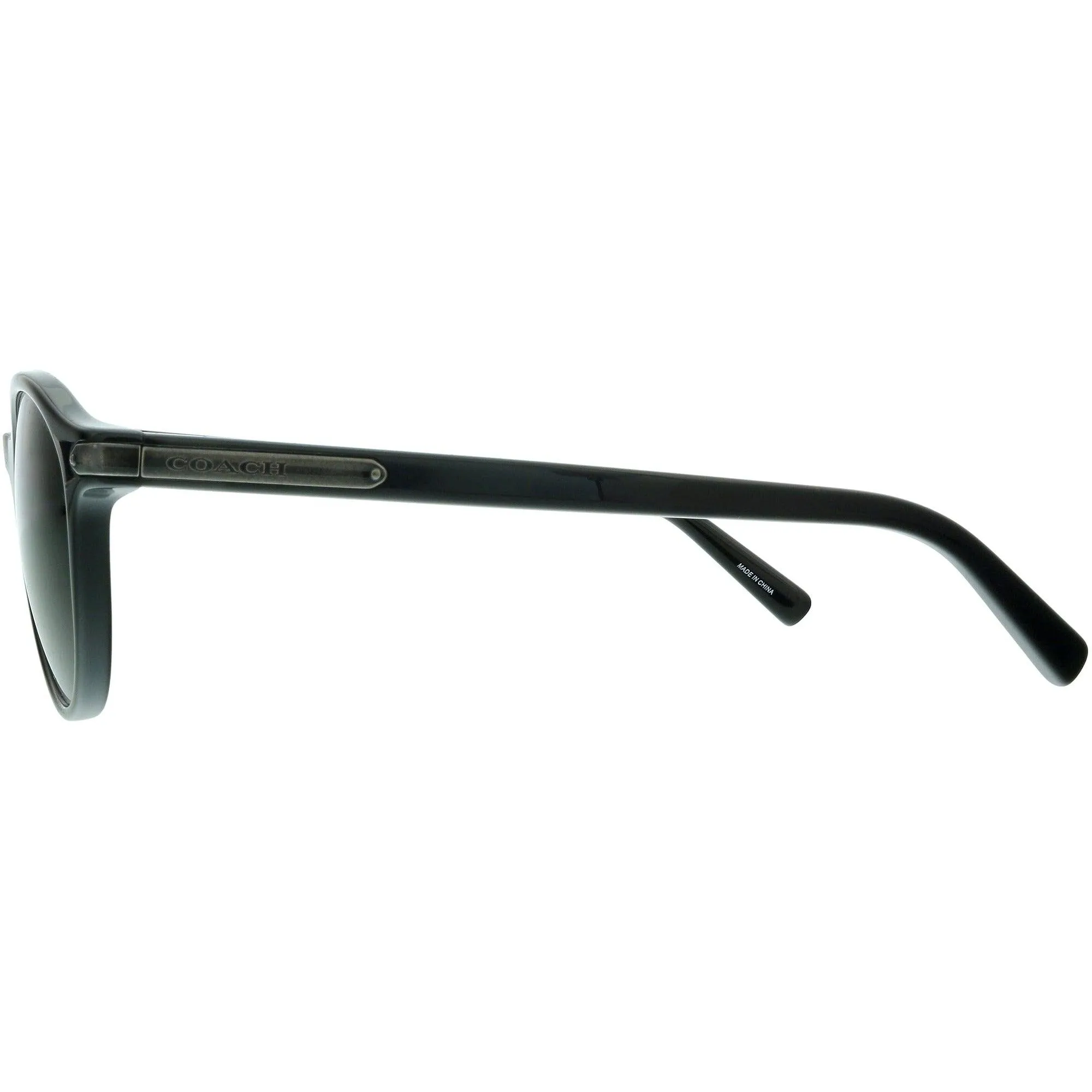 Coach Men's Sunglasses - Full Rim Black Round Plastic Frame | COACH 0HC8312U 500287