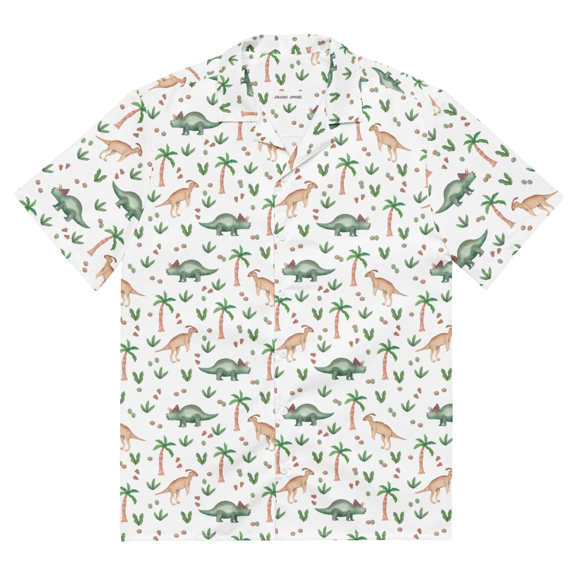 Coconuts & Palms - Dinosaur Hawaiian Shirt