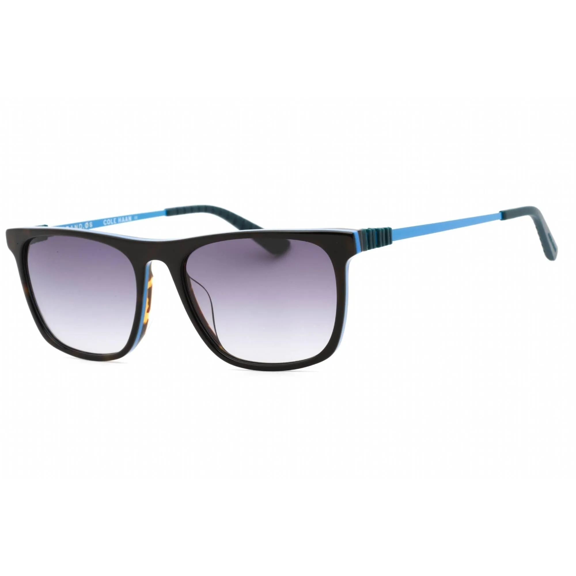 Cole Haan Men's Sunglasses - Teal Tortoise Full Rim Rectangular Frame | CH6074 316