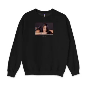 Color Bars Aaliyah Reflect Crewneck - Black
