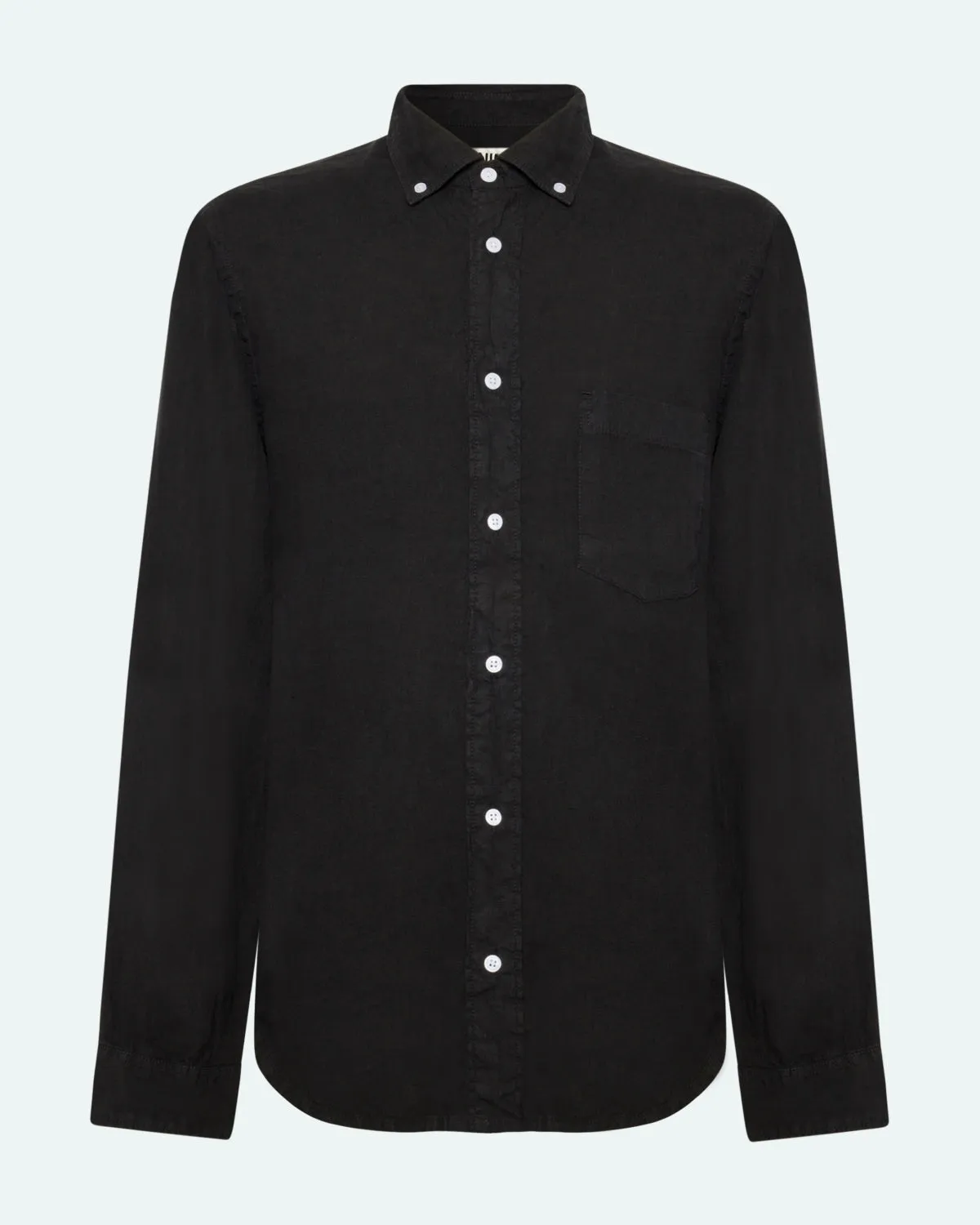Colt long sleeved reg linen shirt 4115 - Caviar