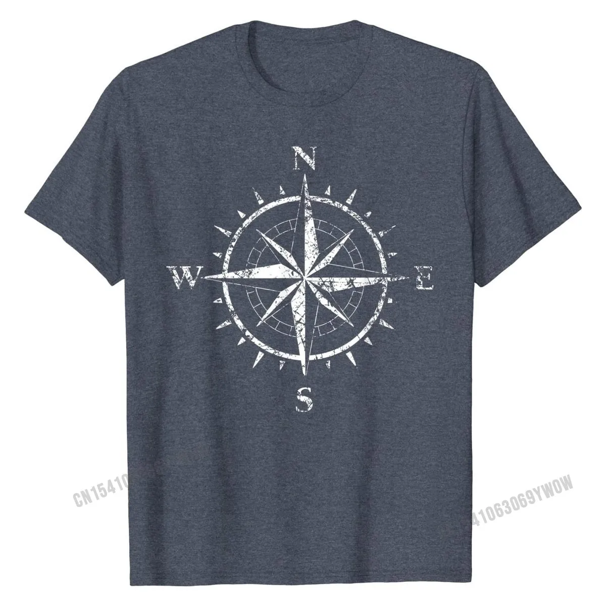 Compass Shirt, Wandering Nomad, Vacation Sailing.