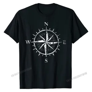 Compass Shirt, Wandering Nomad, Vacation Sailing.