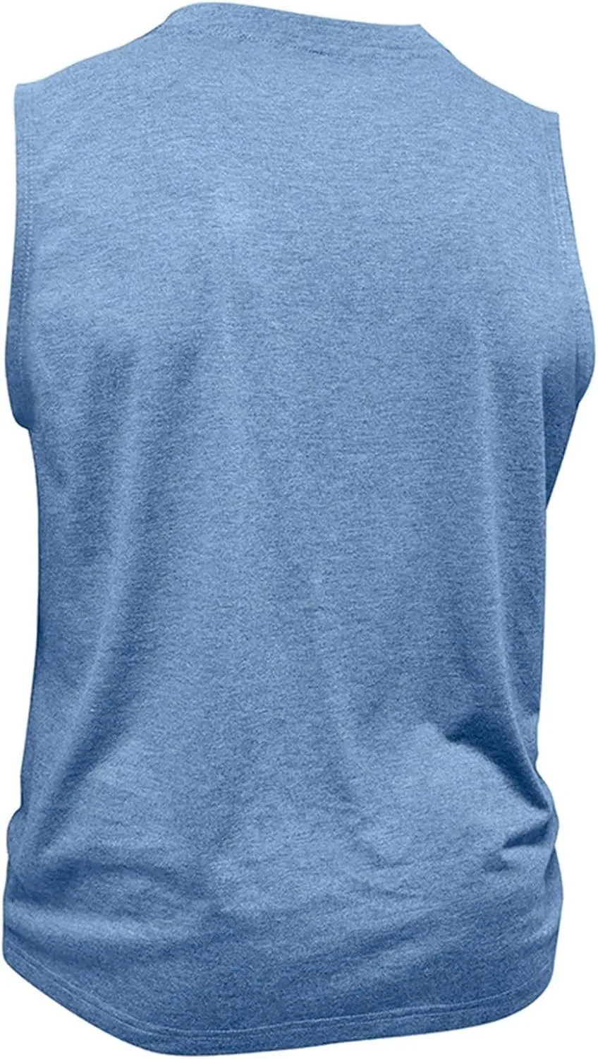Compression Shirts Mens Trendy V Neck Sleeveless Muscle Cut Shirt Lightweight Quick Dry Athletic Workout Gym Tees