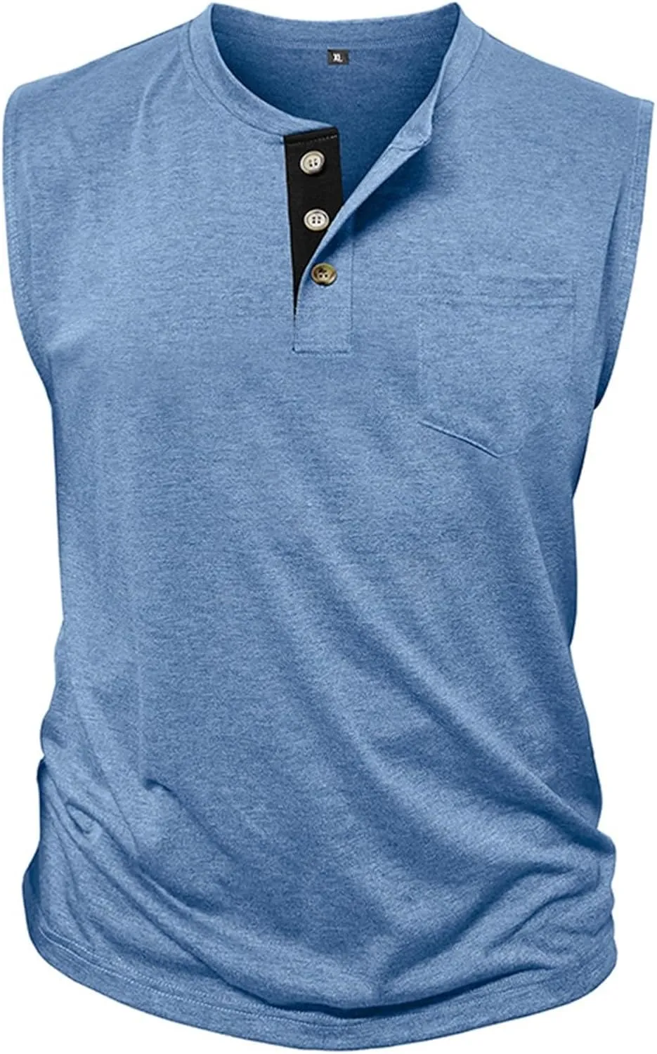 Compression Shirts Mens Trendy V Neck Sleeveless Muscle Cut Shirt Lightweight Quick Dry Athletic Workout Gym Tees
