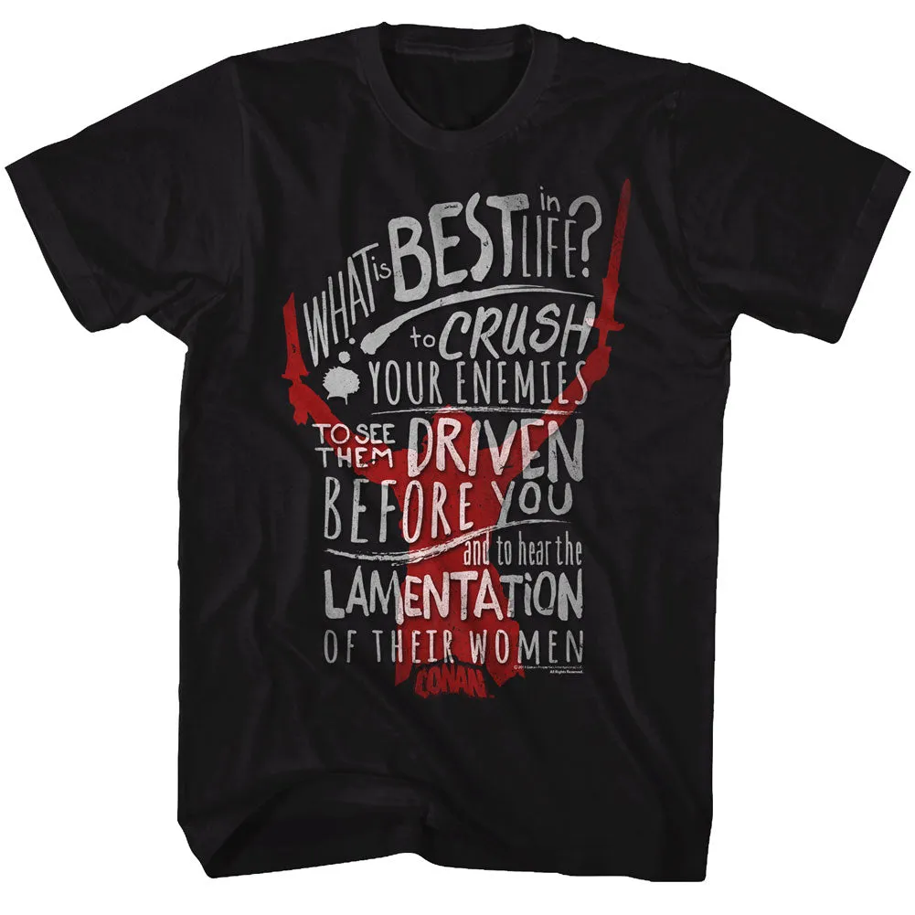 Conan Crushing Is The Best Men's T-Shirt