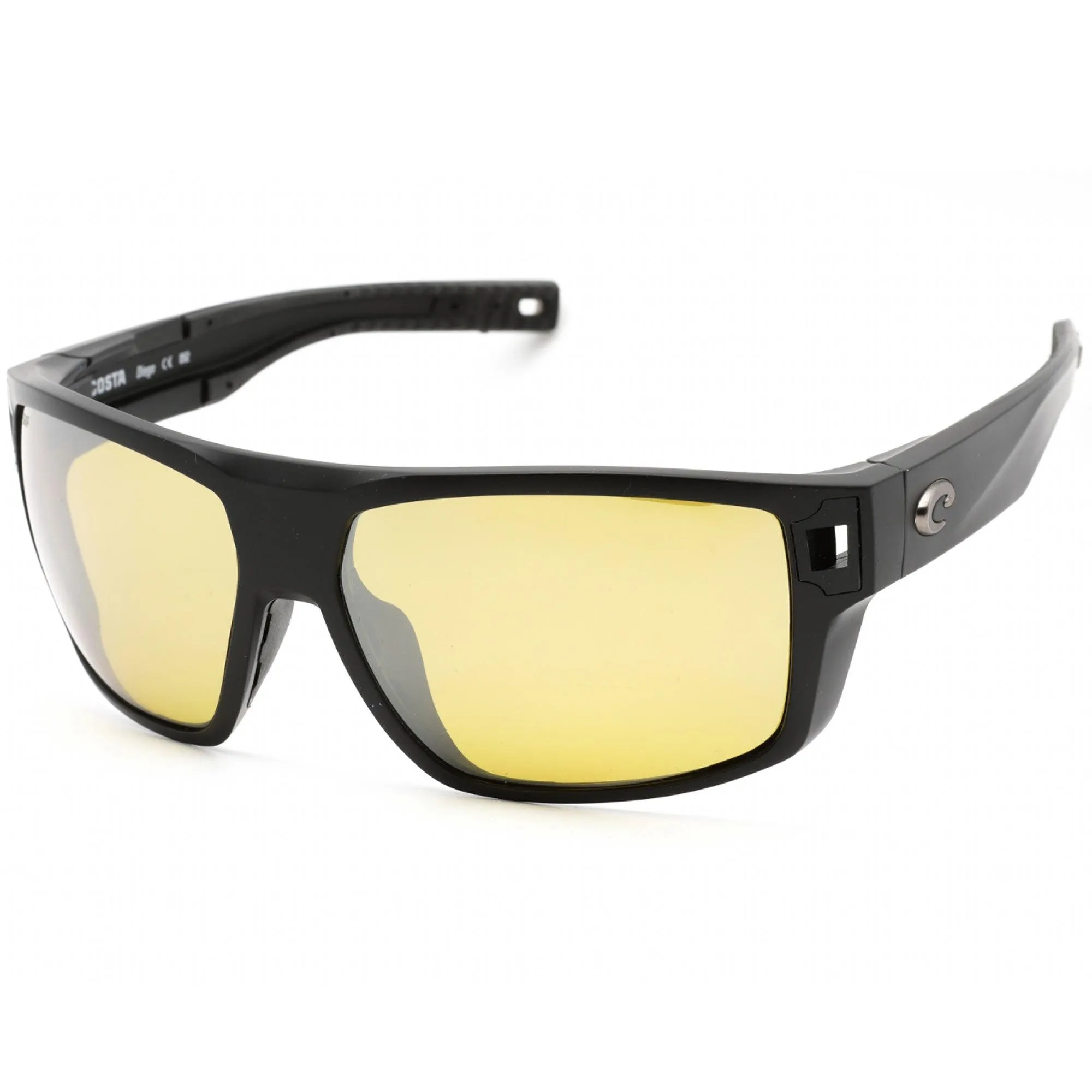 Costa Del Mar Men's Sunglasses - Hopnic Diego Matte Black Rectangular | DGO 11 OSSP
