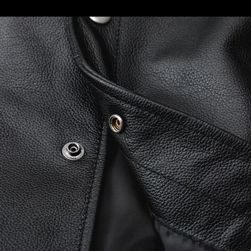 Cowhide Men's Genuine Leather Jacket Leather Vest