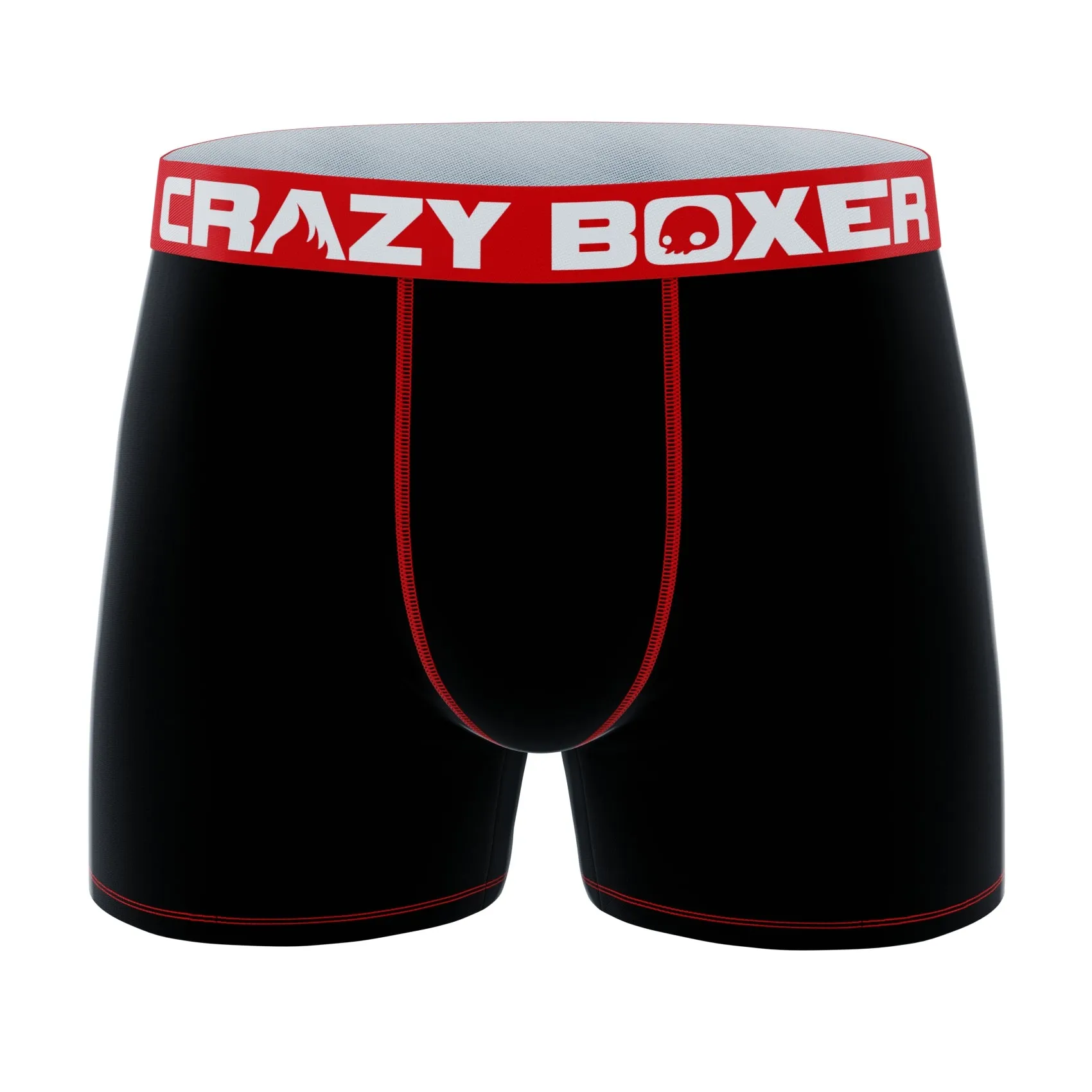 CRAZYBOXER America Money-Flag Men's Boxer Briefs (Pack 3)