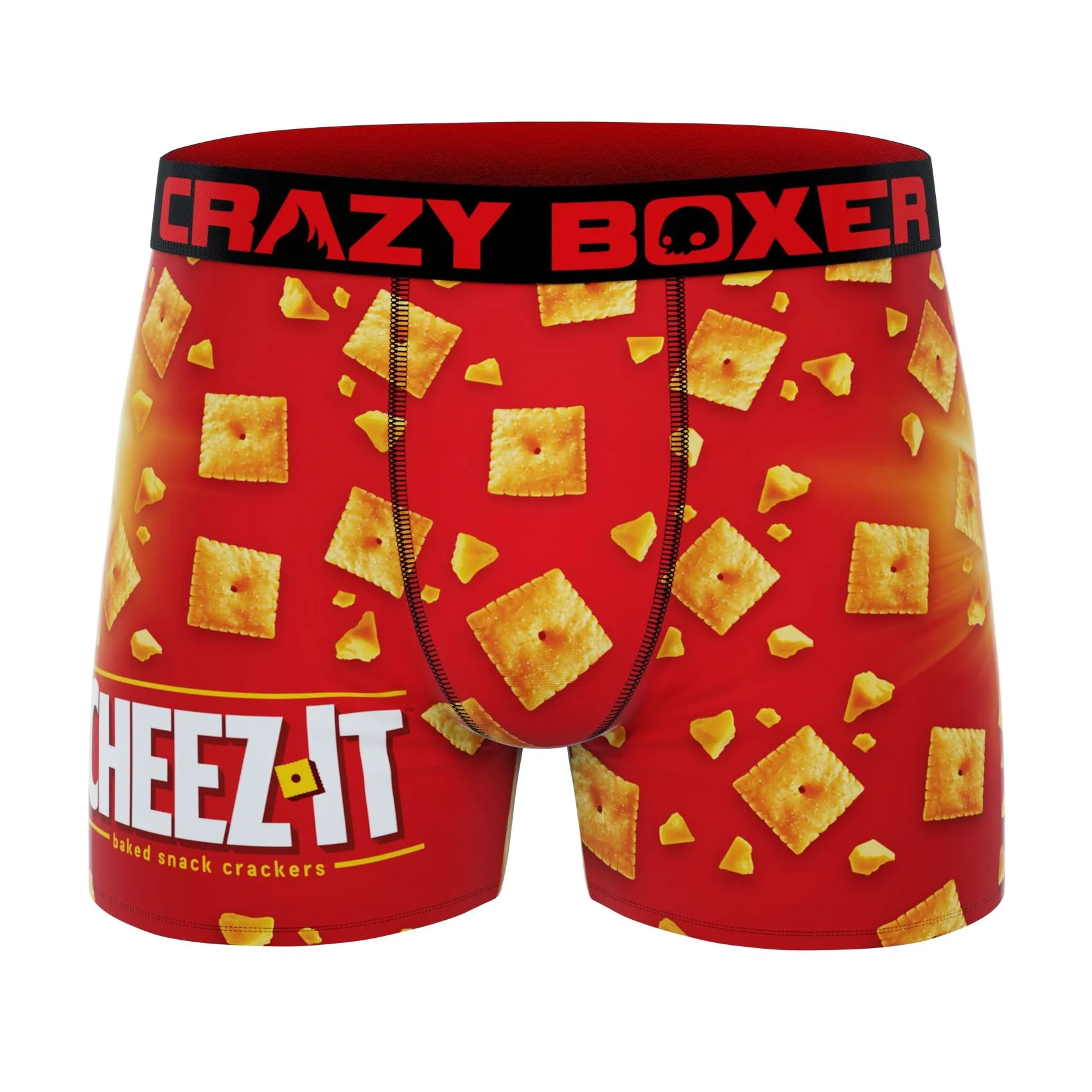 CRAZYBOXER Cheez-It Logo Men's Boxer Briefs (3 Pack)
