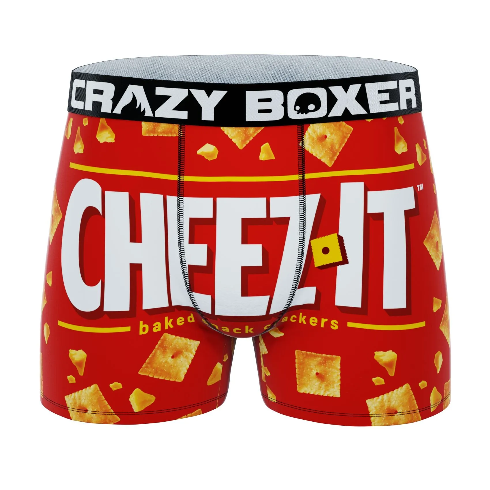 CRAZYBOXER Cheez-It Logo Men's Boxer Briefs (3 Pack)