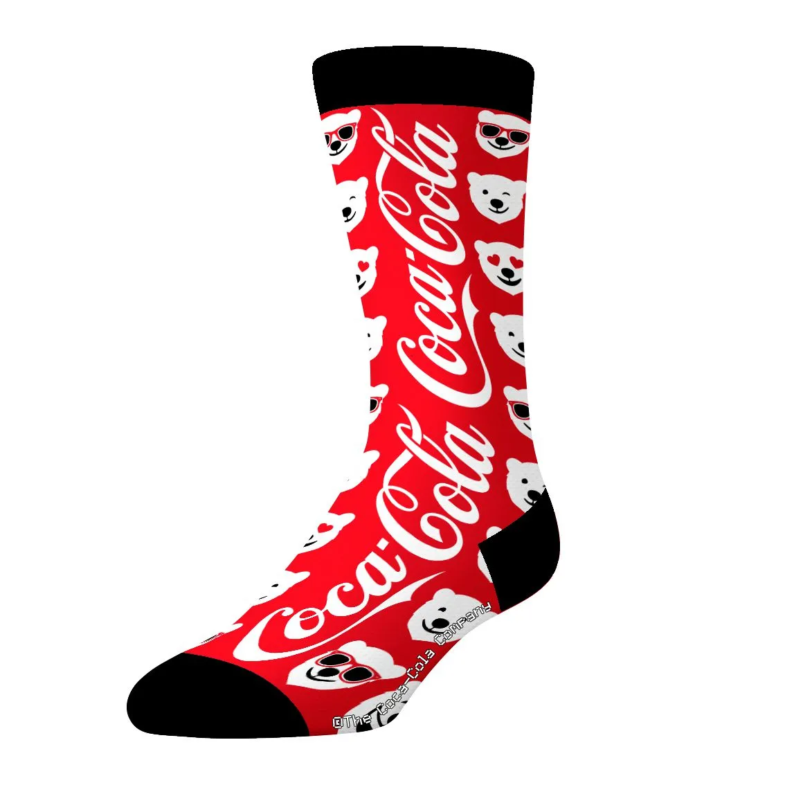 CRAZYBOXER Coca-Cola Polar Bear Men's Boxer Briefs and Socks (Creative Packaging)