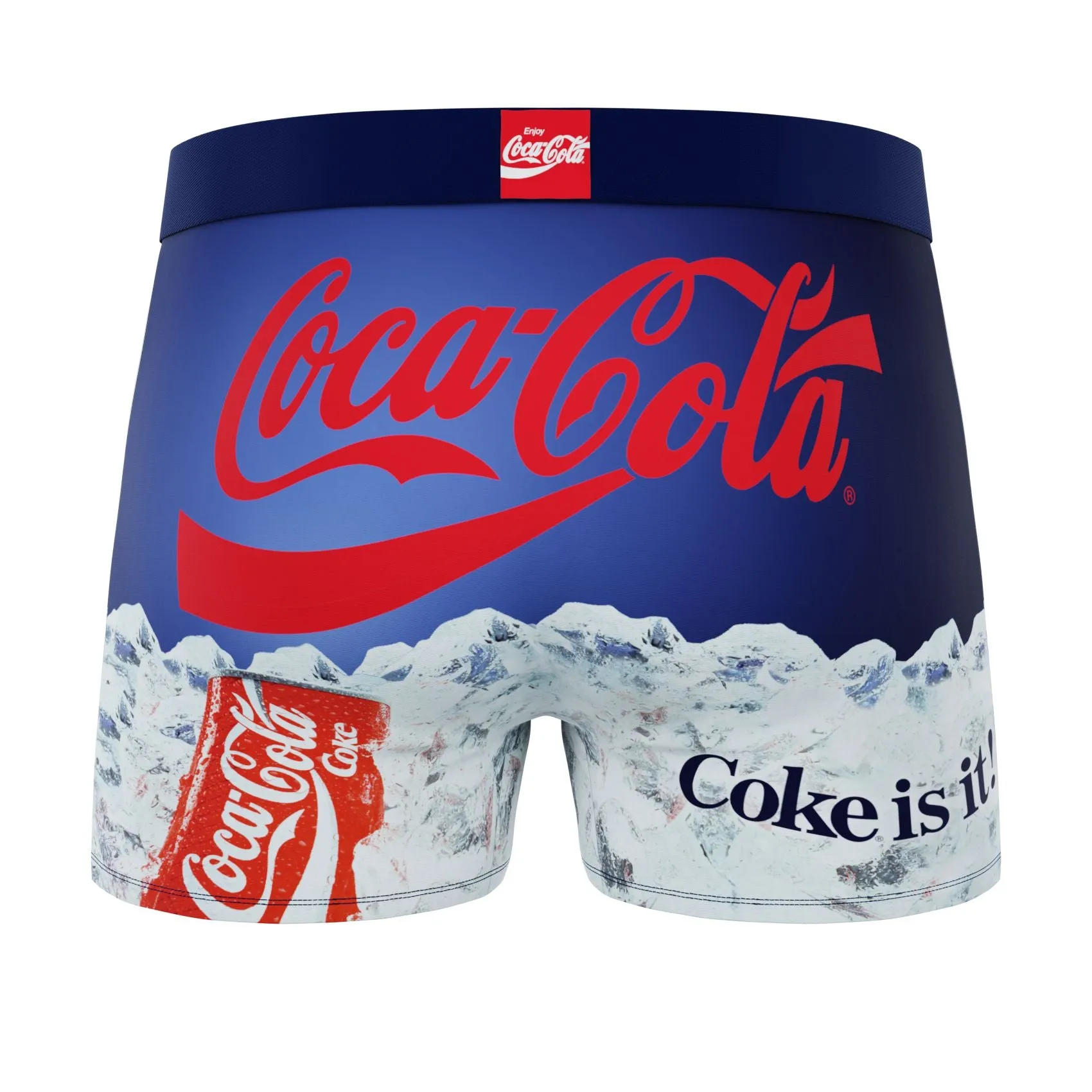 CRAZYBOXER Coca-Cola Soft Drinks Men's Boxer Briefs 3 Pack (Creative Packaging)