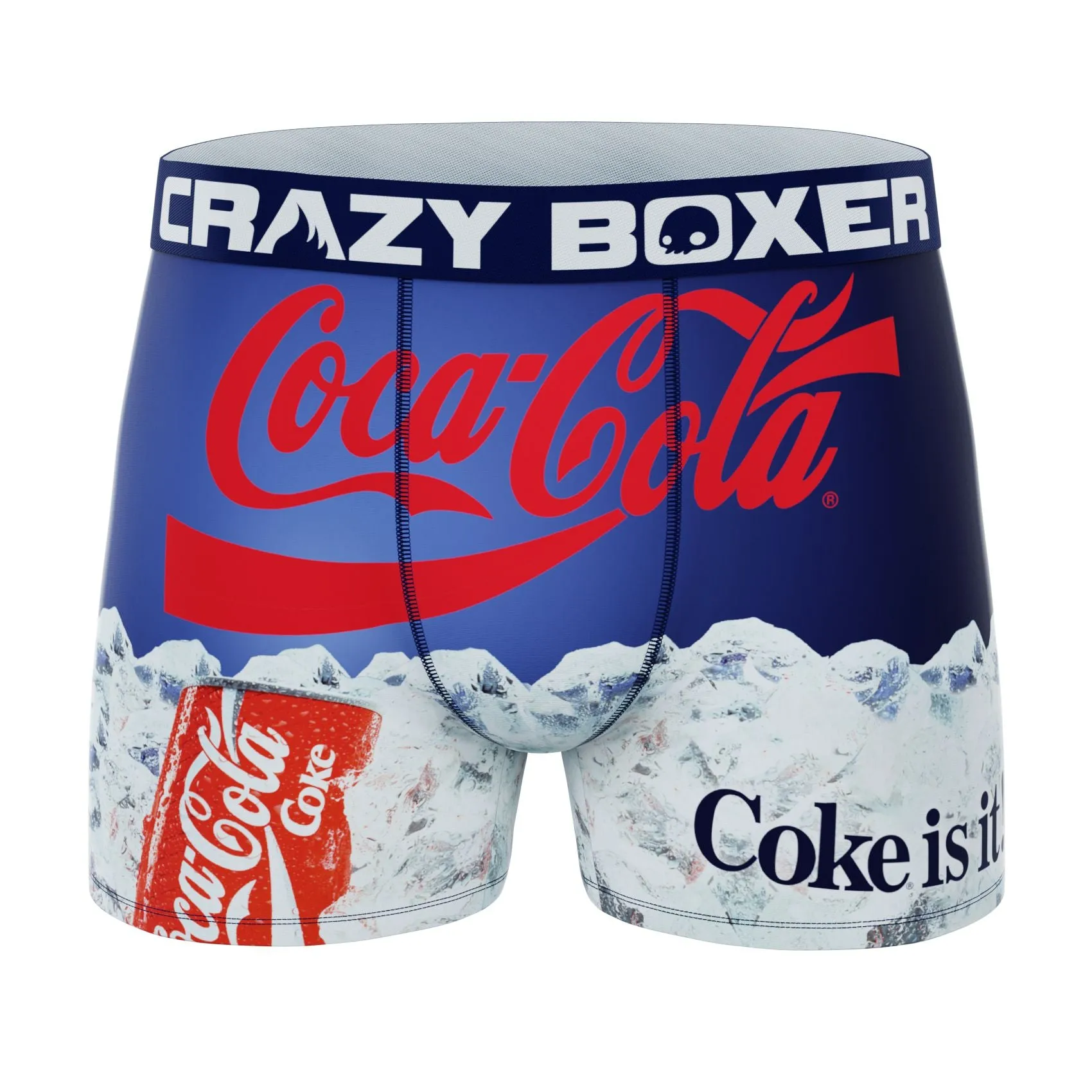 CRAZYBOXER Coca-Cola Soft Drinks Men's Boxer Briefs 3 Pack (Creative Packaging)