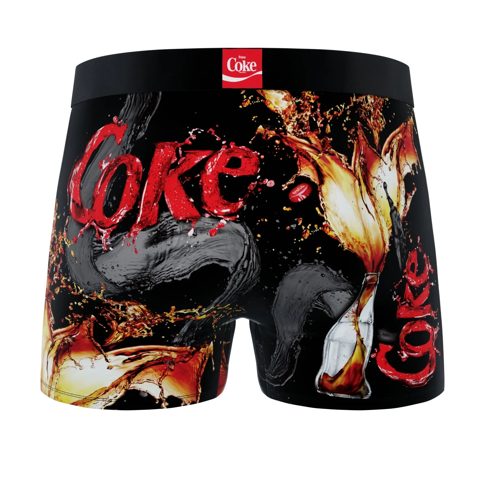 CRAZYBOXER Coca Cola Splash Men's Boxer Briefs